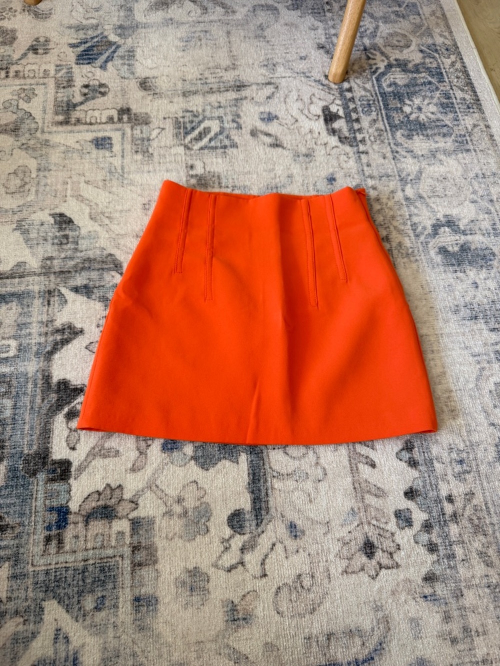 Zara Orange Mini Skirt